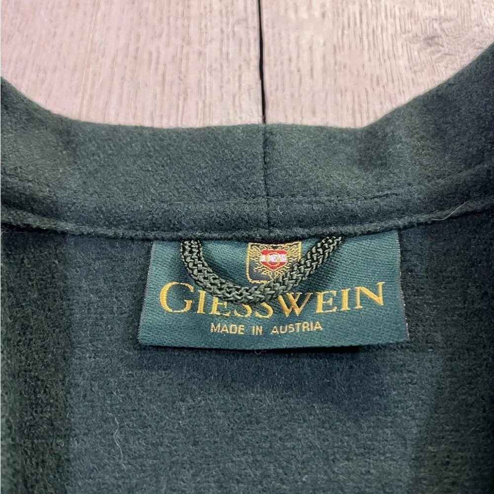 Giesswein Wool Jacket Women’s Green Blazer Size U.S. 6 - Picture 3 of 9